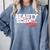 Beauty School Graduation Class Of 2018 Comfort Colors Sweatshirt Blue Jean