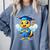 Bee Graduation Cute Kindergarten Elementary High School Comfort Colors Sweatshirt Blue Jean
