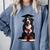 Bernese Mountain Dog Graduation Cap Graduate Training School For Men Women Girls Kids Comfort Colors Sweatshirt Blue Jean
