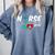 Best Nurse Graduation- RN Nurse Established 2019 LPN Comfort Colors Sweatshirt Blue Jean