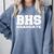 BHS High School Graduation Party Rival Game BHS Reunion Comfort Colors Sweatshirt Blue Jean