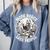 More Books Less People Introvert Skeleton Reading Comfort Colors Sweatshirt Blue Jean