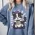 Border Collie Dog Lover Cute Anime School Graduation Men Women Kids Comfort Colors Sweatshirt Blue Jean