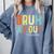 Bruh We Out 3rd Graders Third Grade Graduation Comfort Colors Sweatshirt Blue Jean