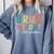 Bruh We Out 5th Graders Fifth Grade Graduation Comfort Colors Sweatshirt Blue Jean
