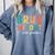 Bruh We Out 6th Graders Sixth Grade Graduation Comfort Colors Sweatshirt Blue Jean