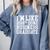 Business Graduation Major I'm Like 2018 Done Comfort Colors Sweatshirt Blue Jean