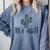 Cactus Not A Hugger Homebody Introvert Comfort Colors Sweatshirt Blue Jean