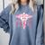 Caduceus Shirt Occupational Therapist Assistant Graduation Comfort Colors Sweatshirt Blue Jean