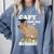 Capy Last Day Of School Capybara Graduation Quote Comfort Colors Sweatshirt Blue Jean