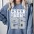 Cheer Mom Senior 2026 Cheerleaders Graduation Mother Comfort Colors Sweatshirt Blue Jean