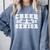 Cheerleading Senior Night Cheer Senior 2025 Graduation 1 Comfort Colors Sweatshirt Blue Jean