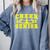 Cheerleading Senior Night Cheer Senior 2025 Graduation 10 Comfort Colors Sweatshirt Blue Jean