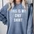 This Is My Chef Shirt Culinary School Graduation Comfort Colors Sweatshirt Blue Jean