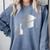 Chemistry Science Degree Graduation Comfort Colors Sweatshirt Blue Jean