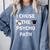 I Chose Psycho Path Psychology Major Graduation Shirt Comfort Colors Sweatshirt Blue Jean