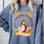 Christian Jesus Religious Sayings Catholic Introvert Comfort Colors Sweatshirt Blue Jean