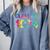 Class Of 1974 School Reunion College Highschool Graduation Comfort Colors Sweatshirt Blue Jean