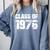 Class Of 1976 High School College Graduation Reunion T-Shirt Comfort Colors Sweatshirt Blue Jean