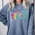 Class Of 1987 School Reunion College Highschool Graduation Comfort Colors Sweatshirt Blue Jean
