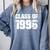 Class Of 1996 High School College Graduation Reunion Comfort Colors Sweatshirt Blue Jean