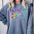Class Of 2015 School Reunion College Highschool Graduation Comfort Colors Sweatshirt Blue Jean