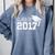 Class Of 2017 Cute Graduation T-Shirt Comfort Colors Sweatshirt Blue Jean