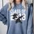 Class Of 2018 Graduation Dabbing Panda Bear Comfort Colors Sweatshirt Blue Jean