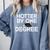 Class Of 2018 Graduation Hotter By One Degree Comfort Colors Sweatshirt Blue Jean