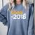Class Of 2018 Graduation T Shirt Senior Boys Girls Men Women Comfort Colors Sweatshirt Blue Jean