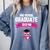 Class Of 2018 Preschool Graduation Girls Pre K Comfort Colors Sweatshirt Blue Jean
