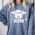 Class Of 2018 Senior T-Shirt Graduation Shirt Comfort Colors Sweatshirt Blue Jean