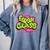 Class Of 2021 Senior Fresh 90's TV Style Grad For Graduation Comfort Colors Sweatshirt Blue Jean
