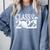 Class Of 2022 Graduation Senior Golf Golfer Player Comfort Colors Sweatshirt Blue Jean