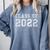 Class Of 2022 Senior Graduation Student Comfort Colors Sweatshirt Blue Jean