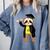 Class Of 2022 Sloth Graduation Masters College High School Comfort Colors Sweatshirt Blue Jean