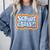 Class Of 2023 Graduating Senior Graduation Comfort Colors Sweatshirt Blue Jean