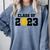 Class Of 2023 Graduation Waterpolo Senior 2023 Comfort Colors Sweatshirt Blue Jean