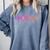 Class Of 2023 Senior 23 Graduation Idea Roman Numeral Comfort Colors Sweatshirt Blue Jean