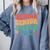 Class Of 2023 Senior 2023 Graduation Retro Seniors Comfort Colors Sweatshirt Blue Jean