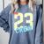 Class Of 2023 Seniors 23 Crew Senior Graduation Idea Comfort Colors Sweatshirt Blue Jean
