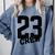 Class Of 2023 Seniors 23 Senior Graduation Idea Comfort Colors Sweatshirt Blue Jean