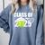 Class Of 2025 Graduation Senior Tennis Player Comfort Colors Sweatshirt Blue Jean