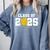Class Of 2025 Graduation Waterpolo Senior 2025 Comfort Colors Sweatshirt Blue Jean
