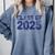 Class Of 2025 Grow With Me Future Graduation Year Comfort Colors Sweatshirt Blue Jean