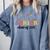 Class Of 2025 Senior 25 High School Graduation Comfort Colors Sweatshirt Blue Jean
