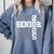 Class Of 2025 Senior 2025 Back To School 2025 Graduation 25 Comfort Colors Sweatshirt Blue Jean