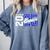 Class Of 2025 Senior 2025 Back To School Graduation Party Comfort Colors Sweatshirt Blue Jean