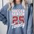 Class Of 2025 Senior 2025 Graduation 2025 Soccer Comfort Colors Sweatshirt Blue Jean