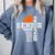 Class Of 2026 Basketball Senior 26 Player Team Graduation Comfort Colors Sweatshirt Blue Jean
